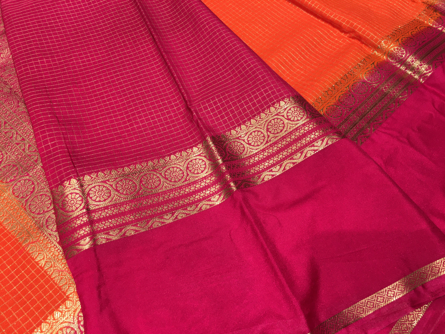 Semi Mysore Crape Silk