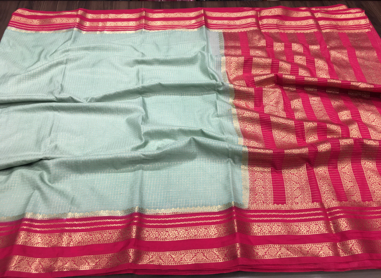 Semi Mysore Crape Silk