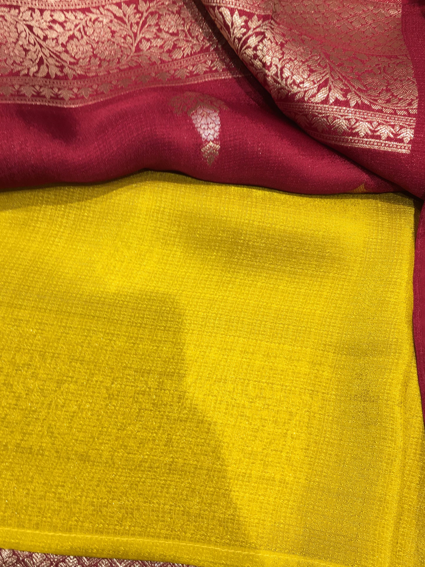 Russian crape saree