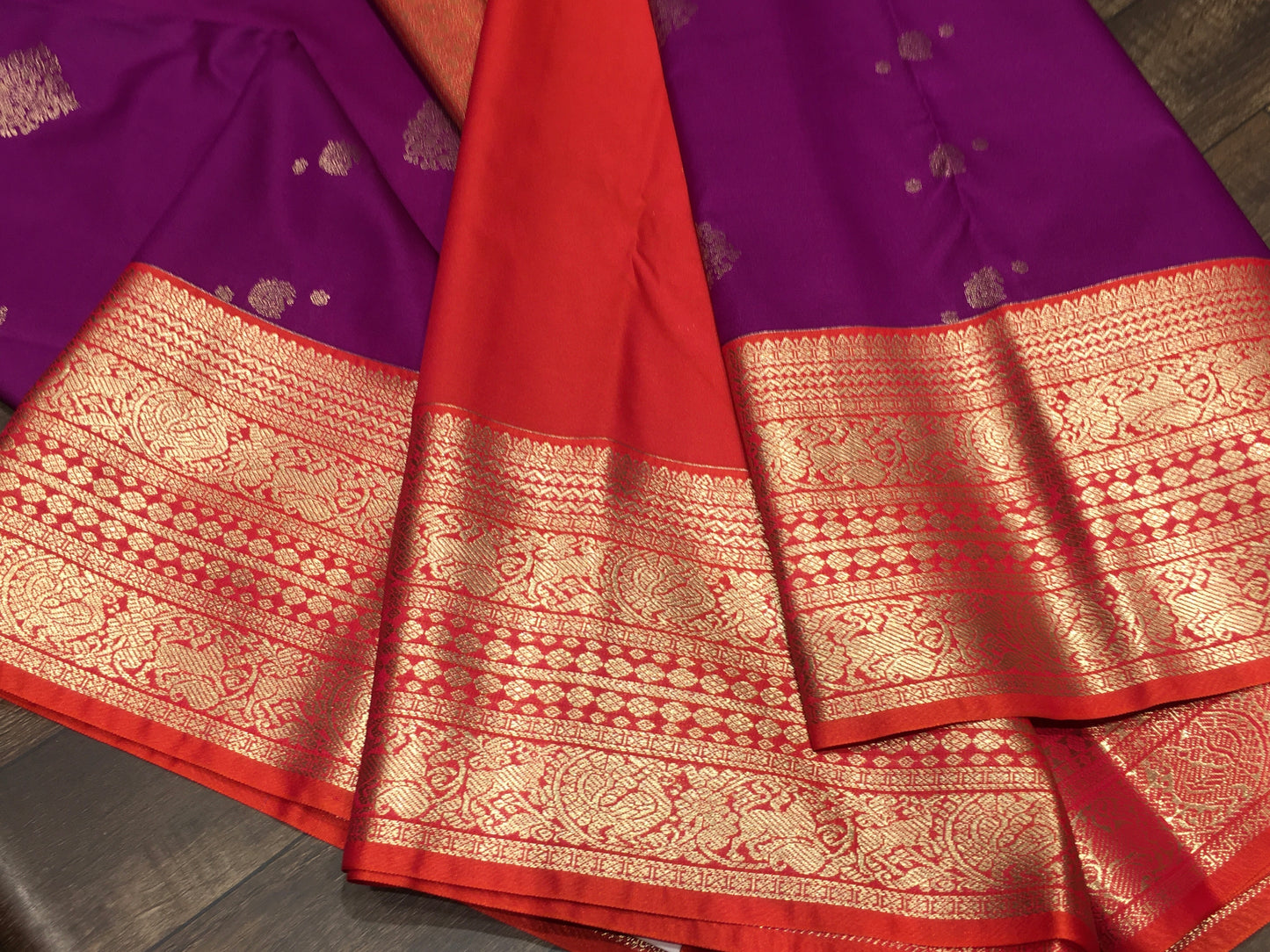 Semi Kanchipuram silk