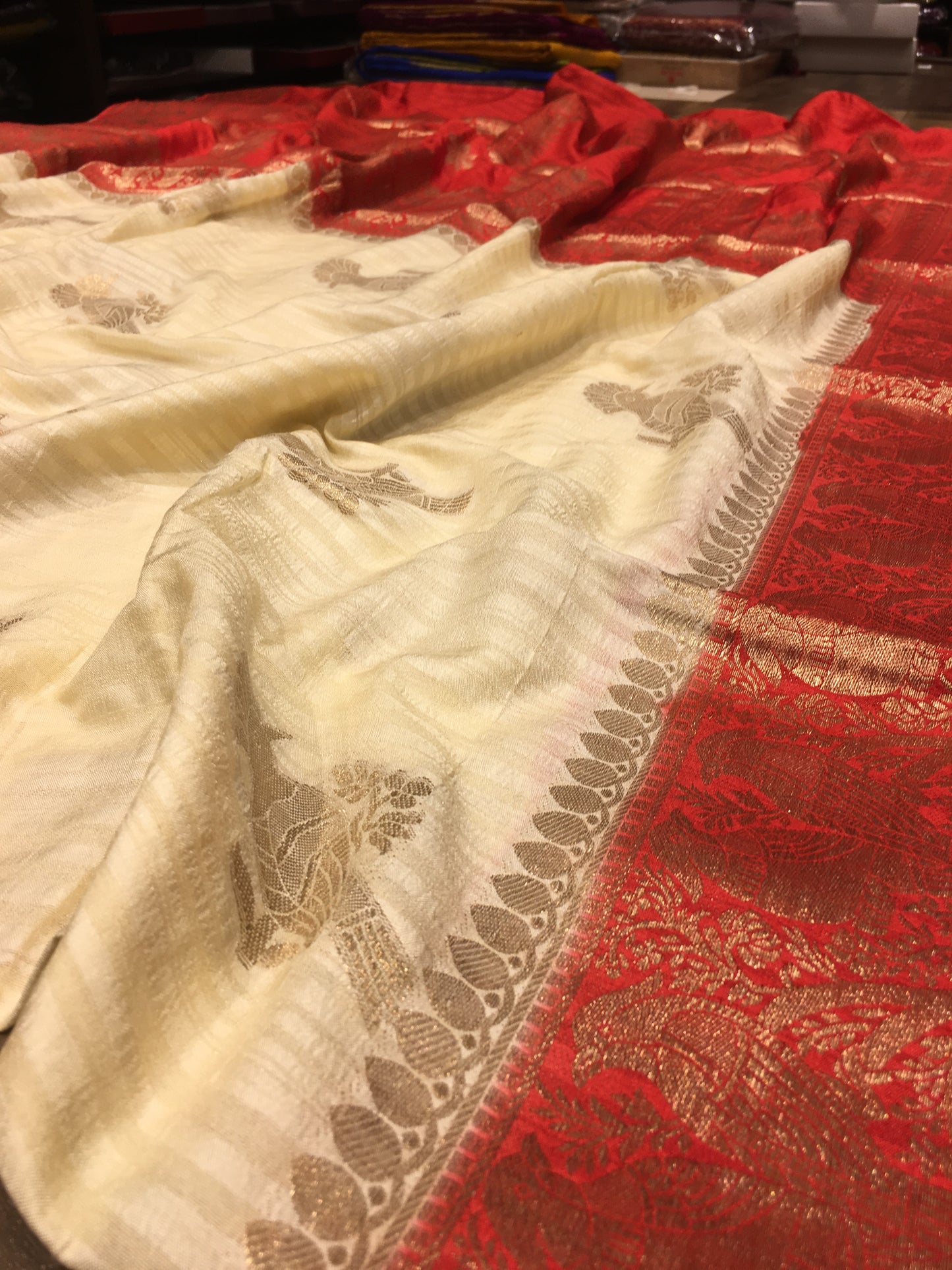 Raw silk saree