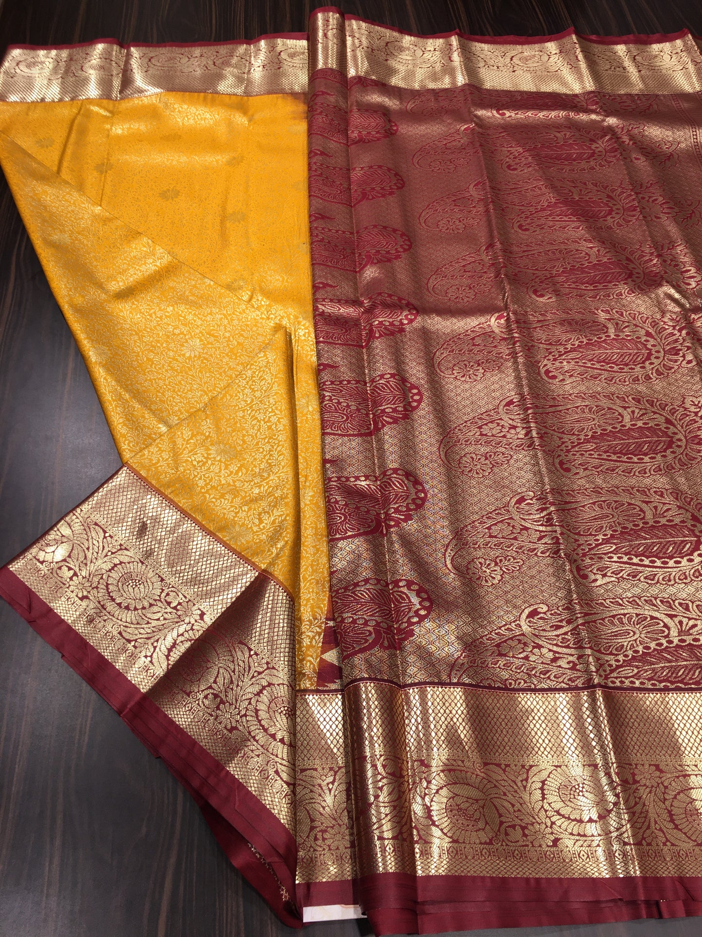Semi Kanchipuram silk