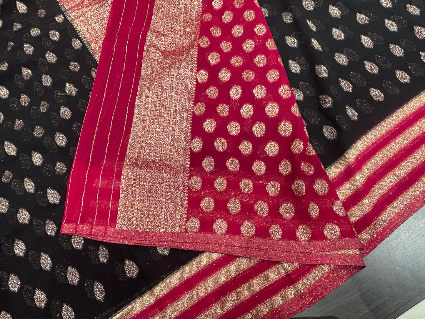 Chiffon georgette saree