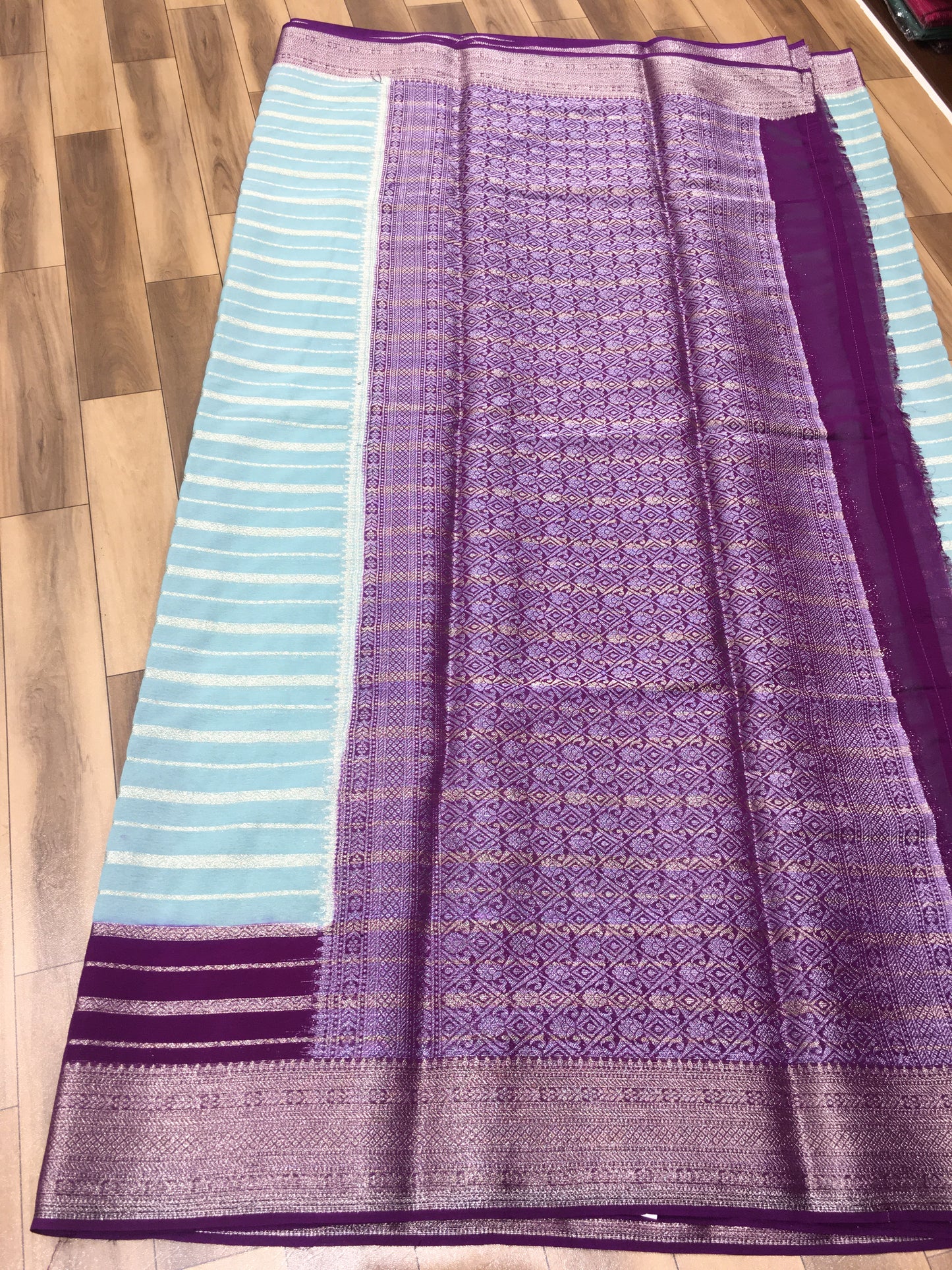 Chiffon crepe Saree
