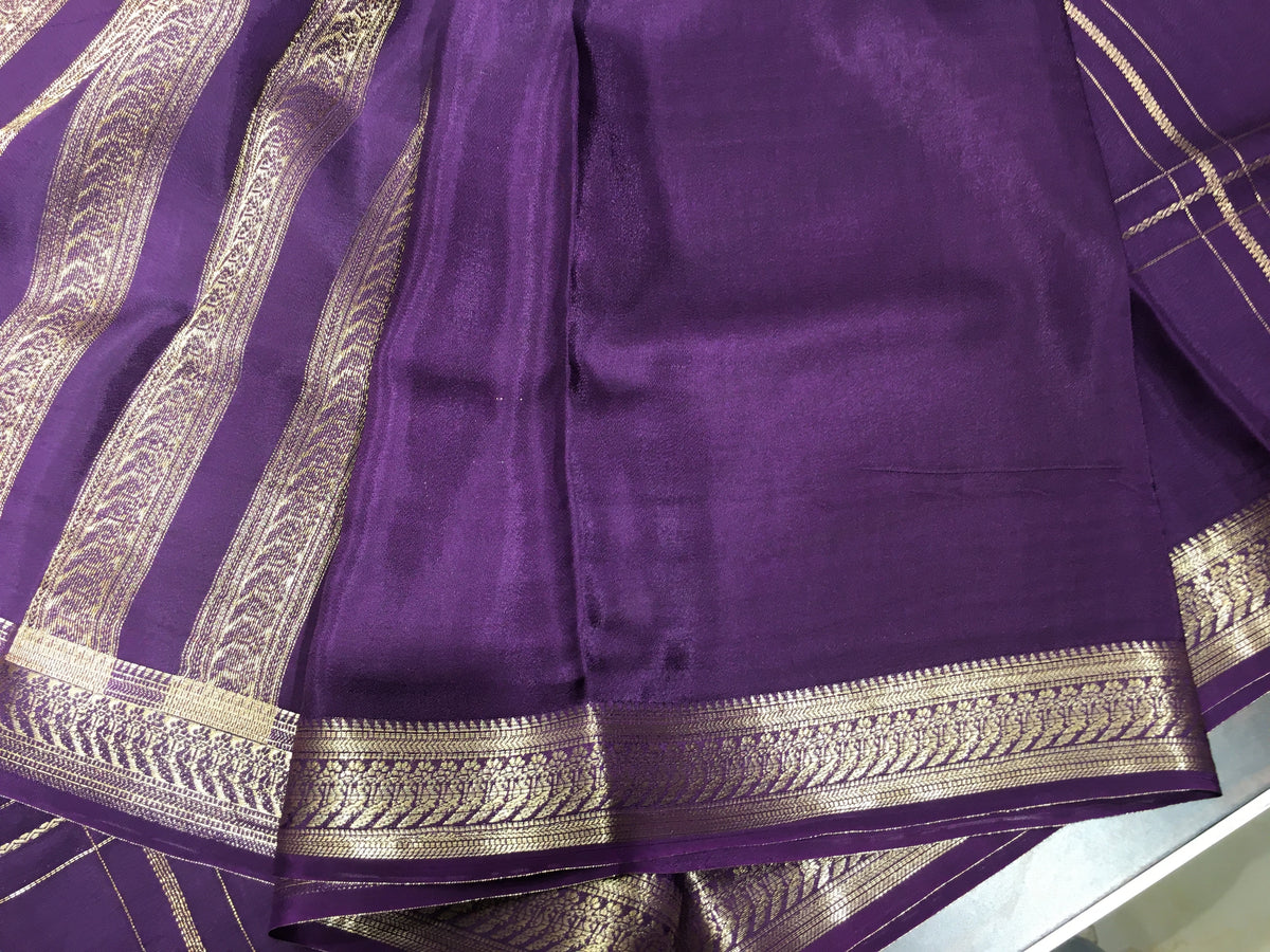 Semi Mysore Crape Silk