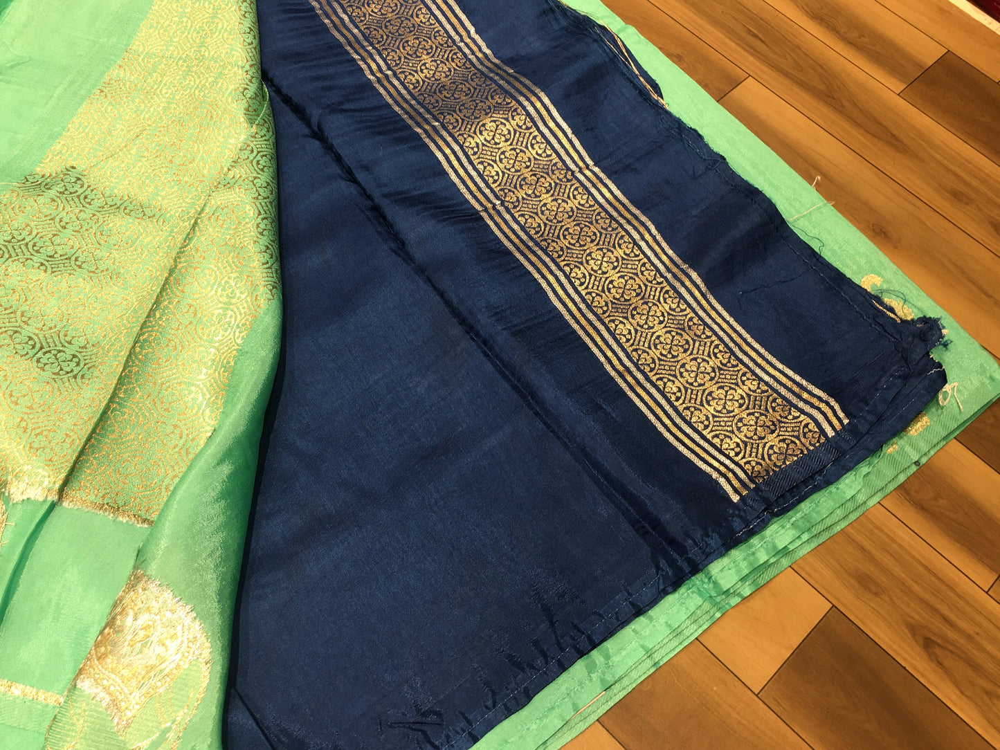 Crape silk saree