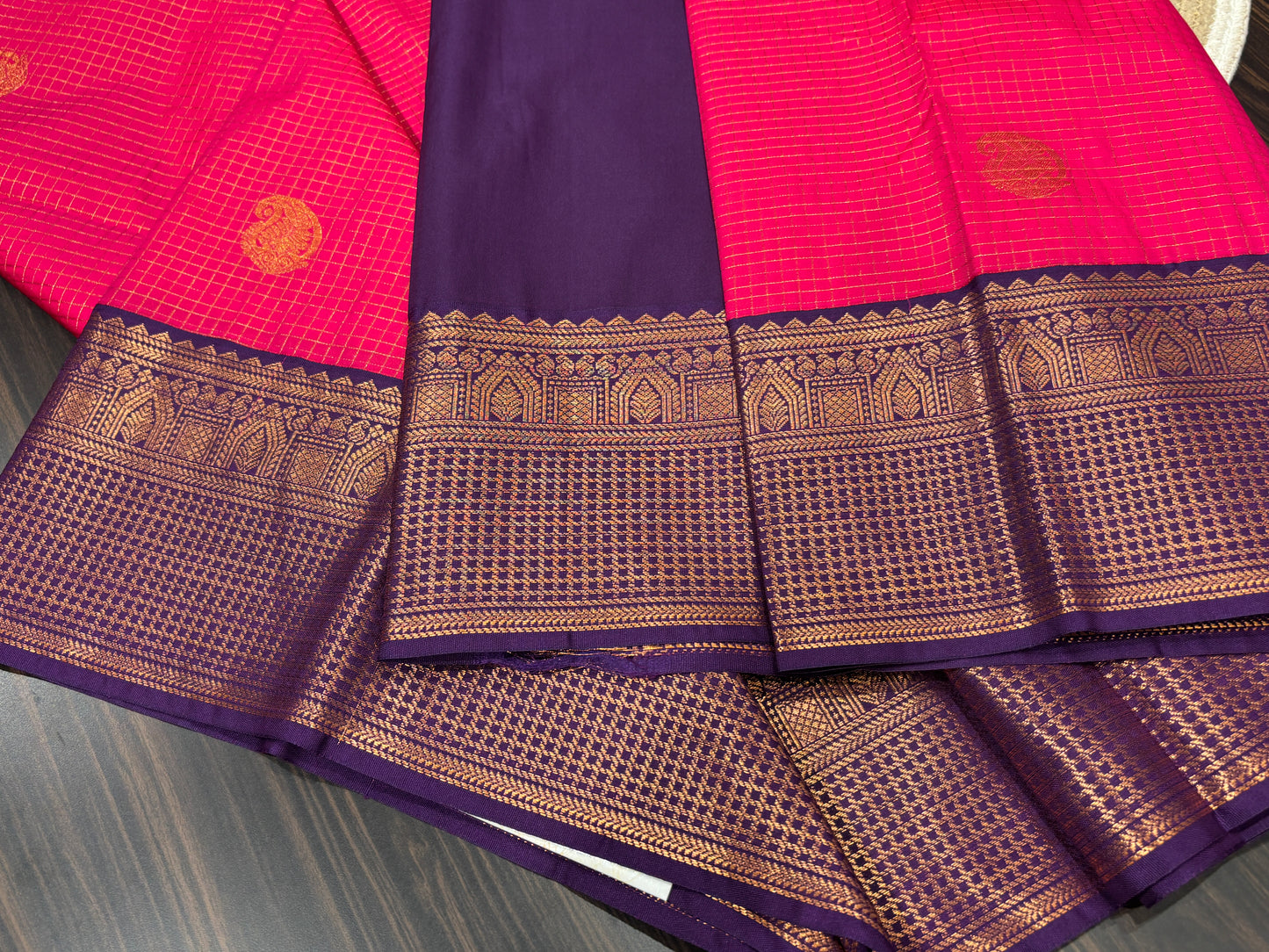 Semi Kanchipuram silk