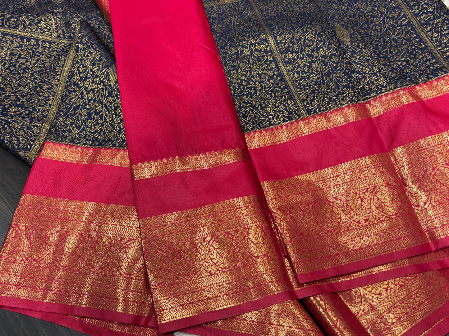 Semi Kanchipuram silk
