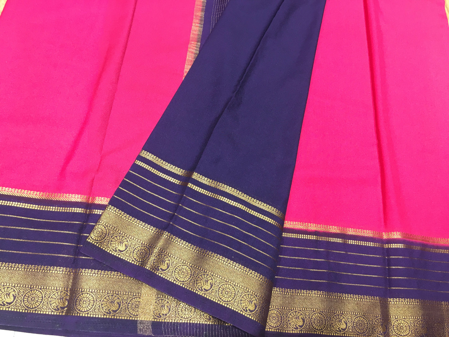 Semi Mysore Crape Silk