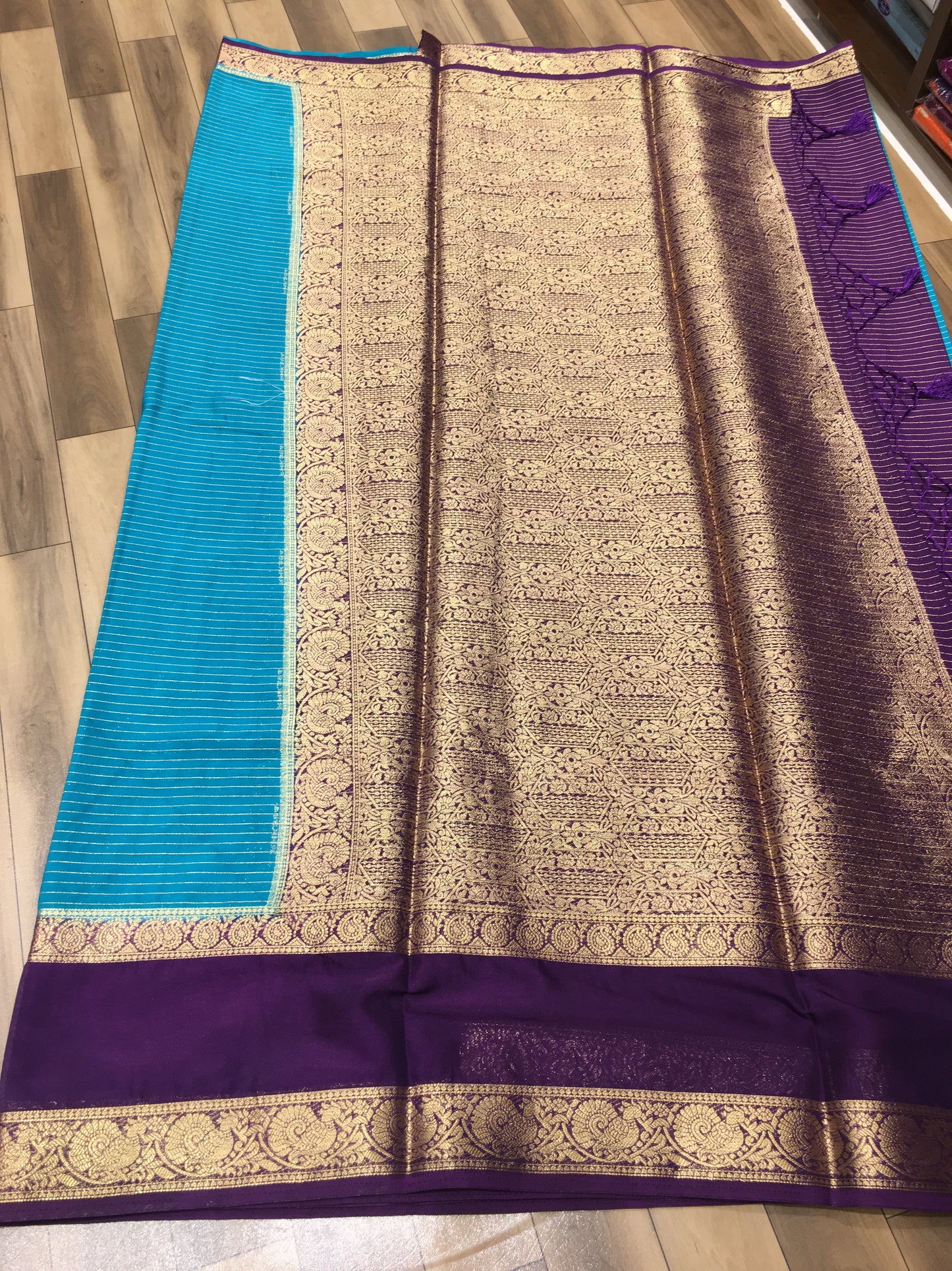 Semi Mysore crape silk