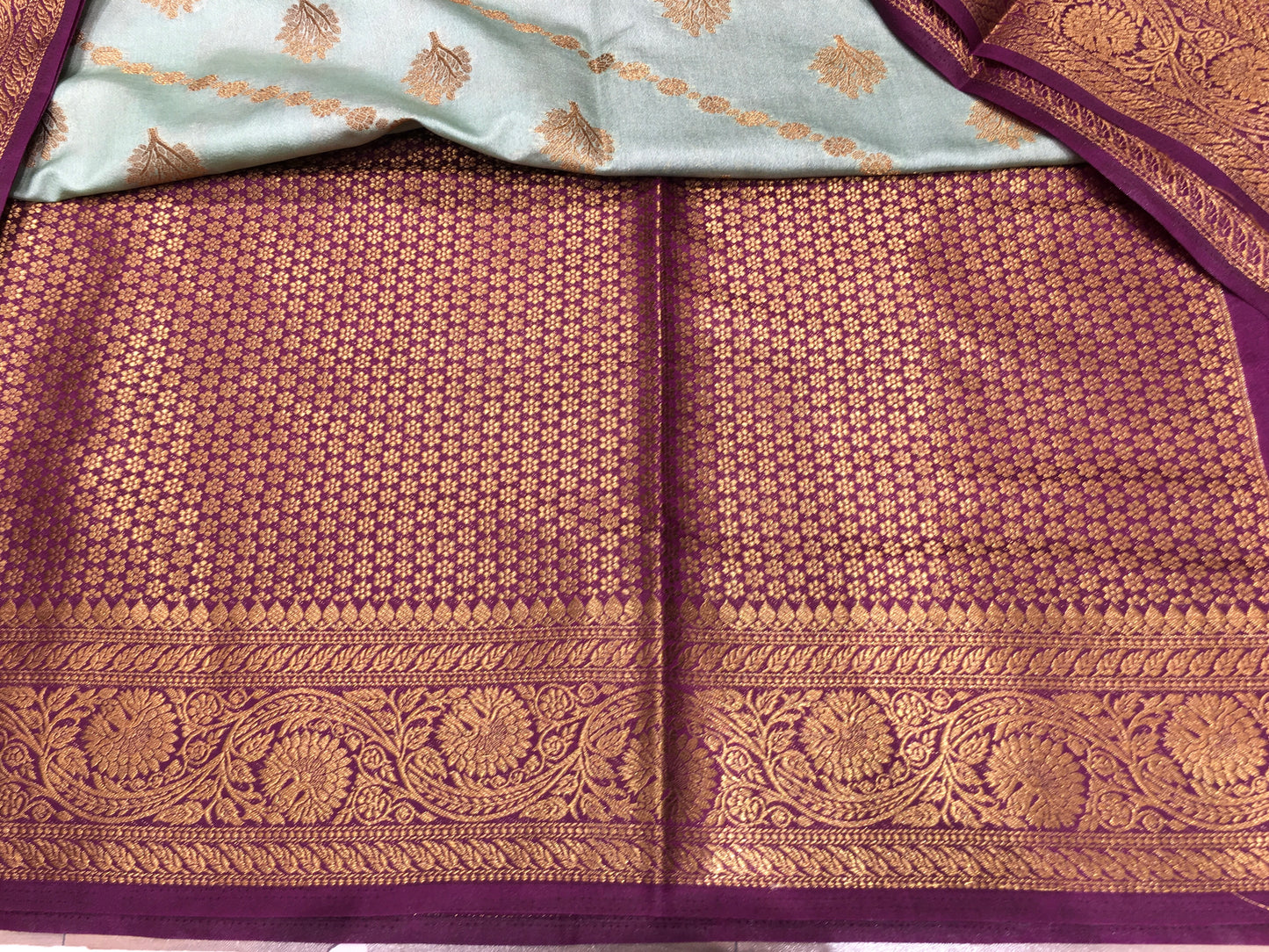 Raw silk saree