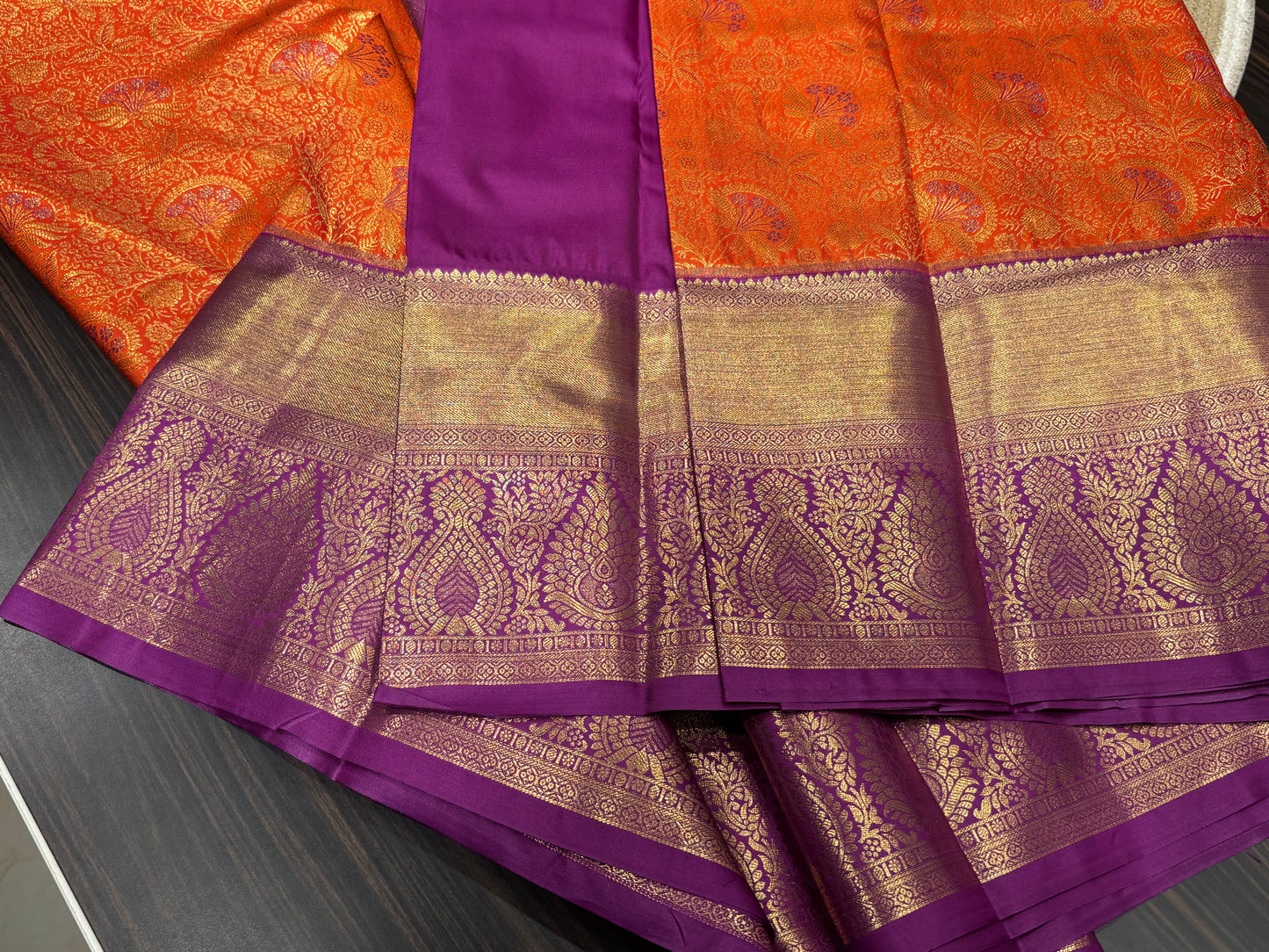 Semi Kanchipuram silk