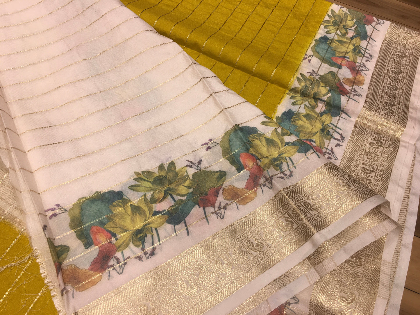Semi Mysore Crape Silk