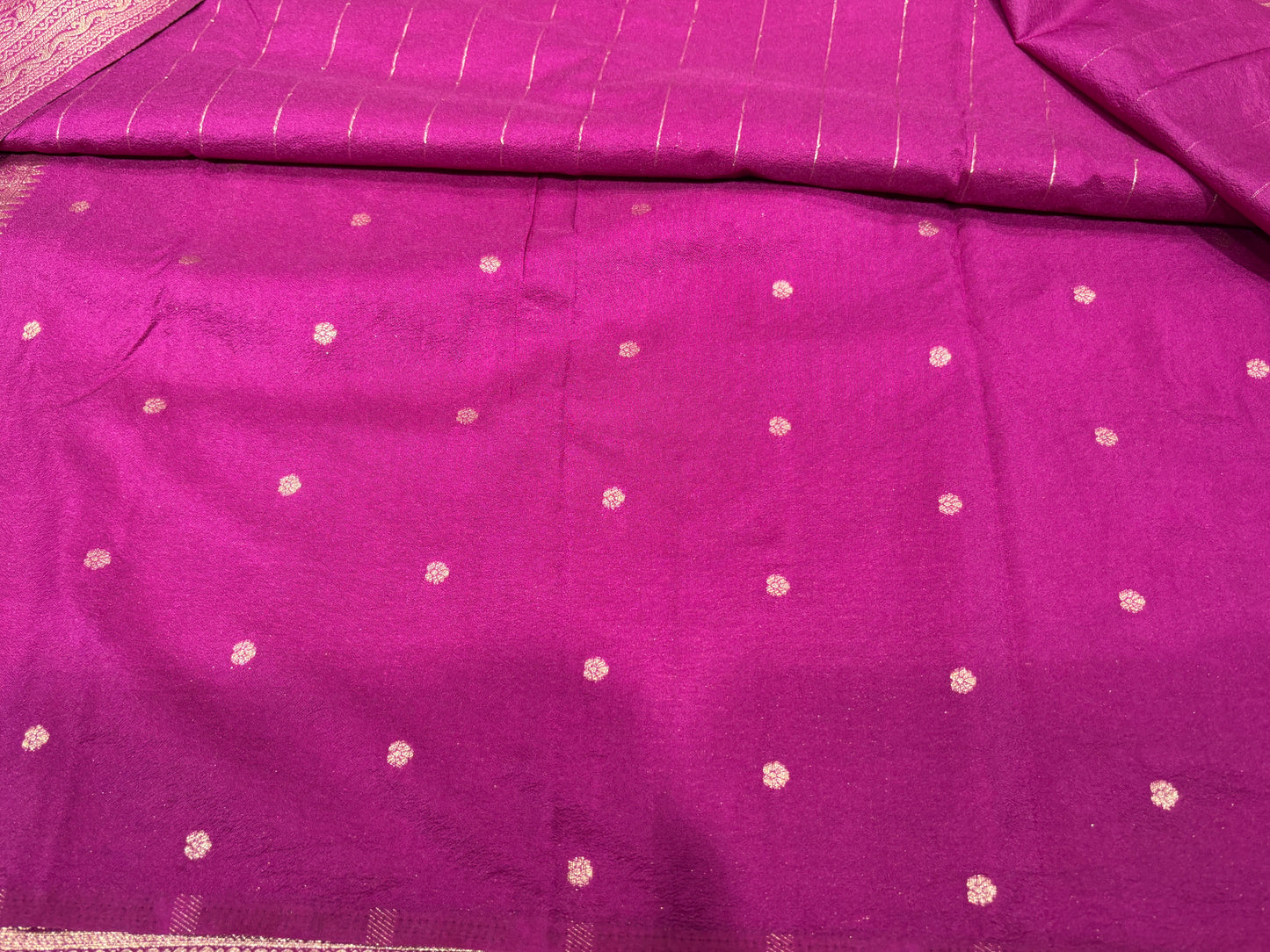 Soft crape saree