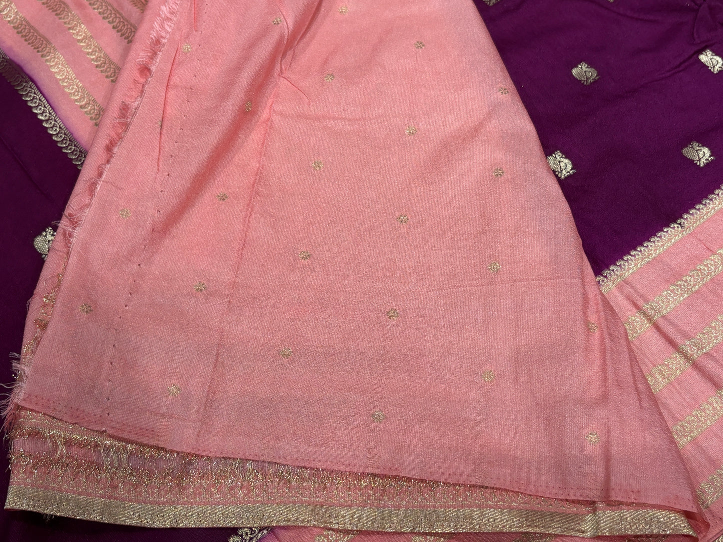 Soft crape saree