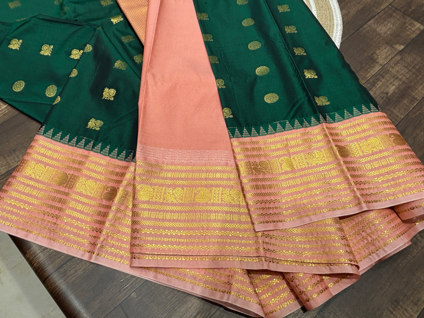 Semi Kanchipuram silk