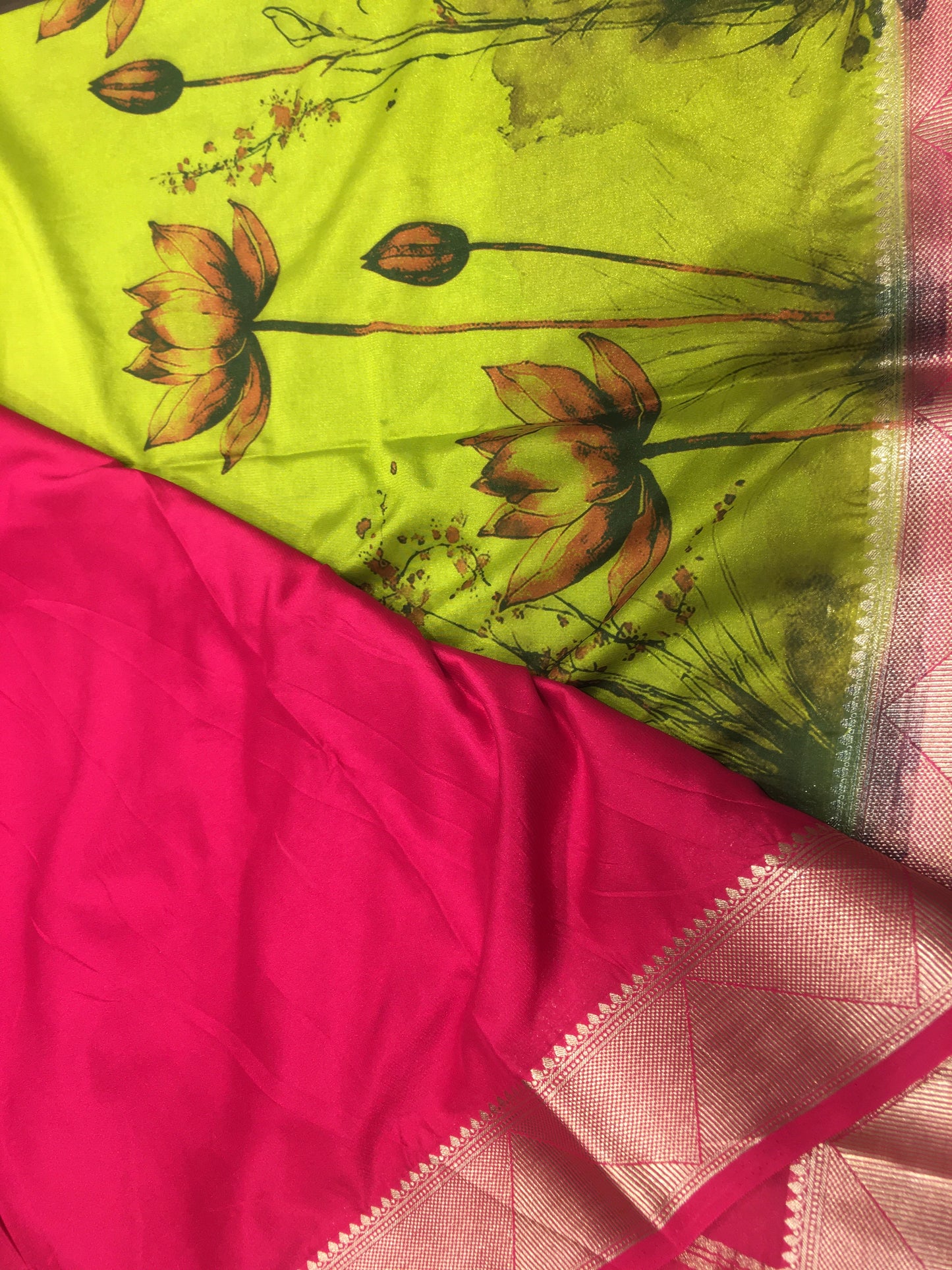 Semi Mysore Crape Silk
