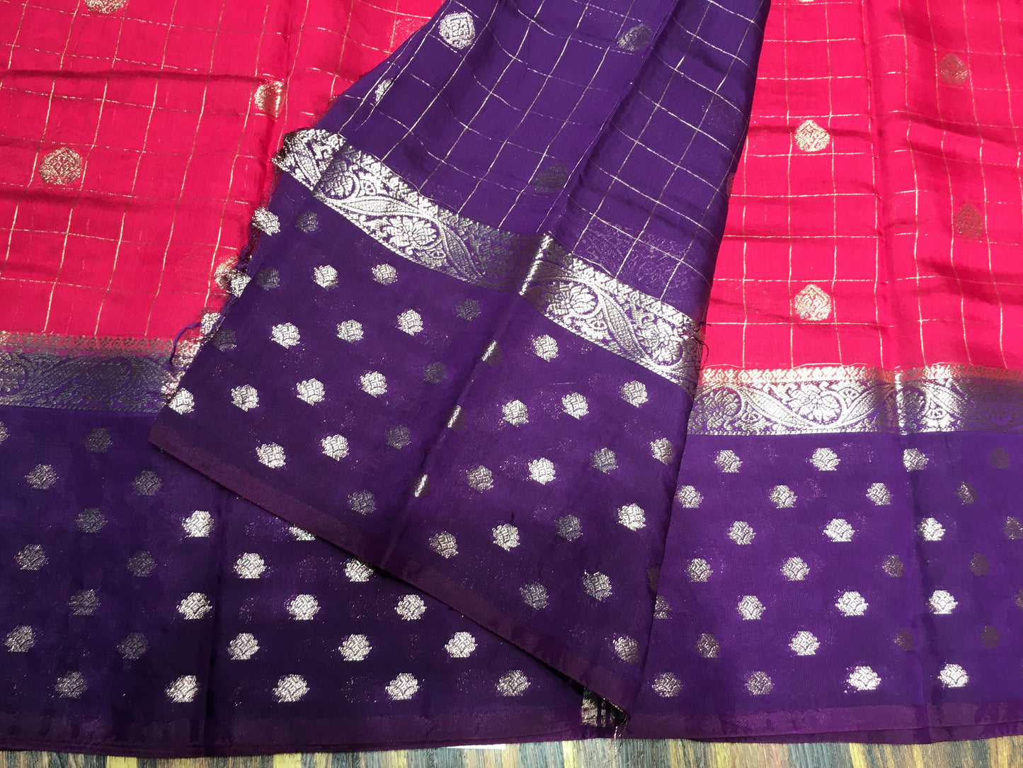 Moonga Crape Saree