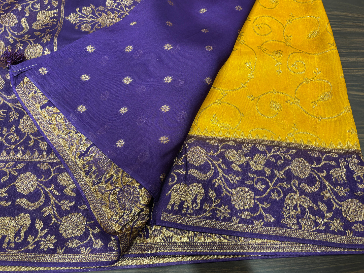 Soft tussar saree