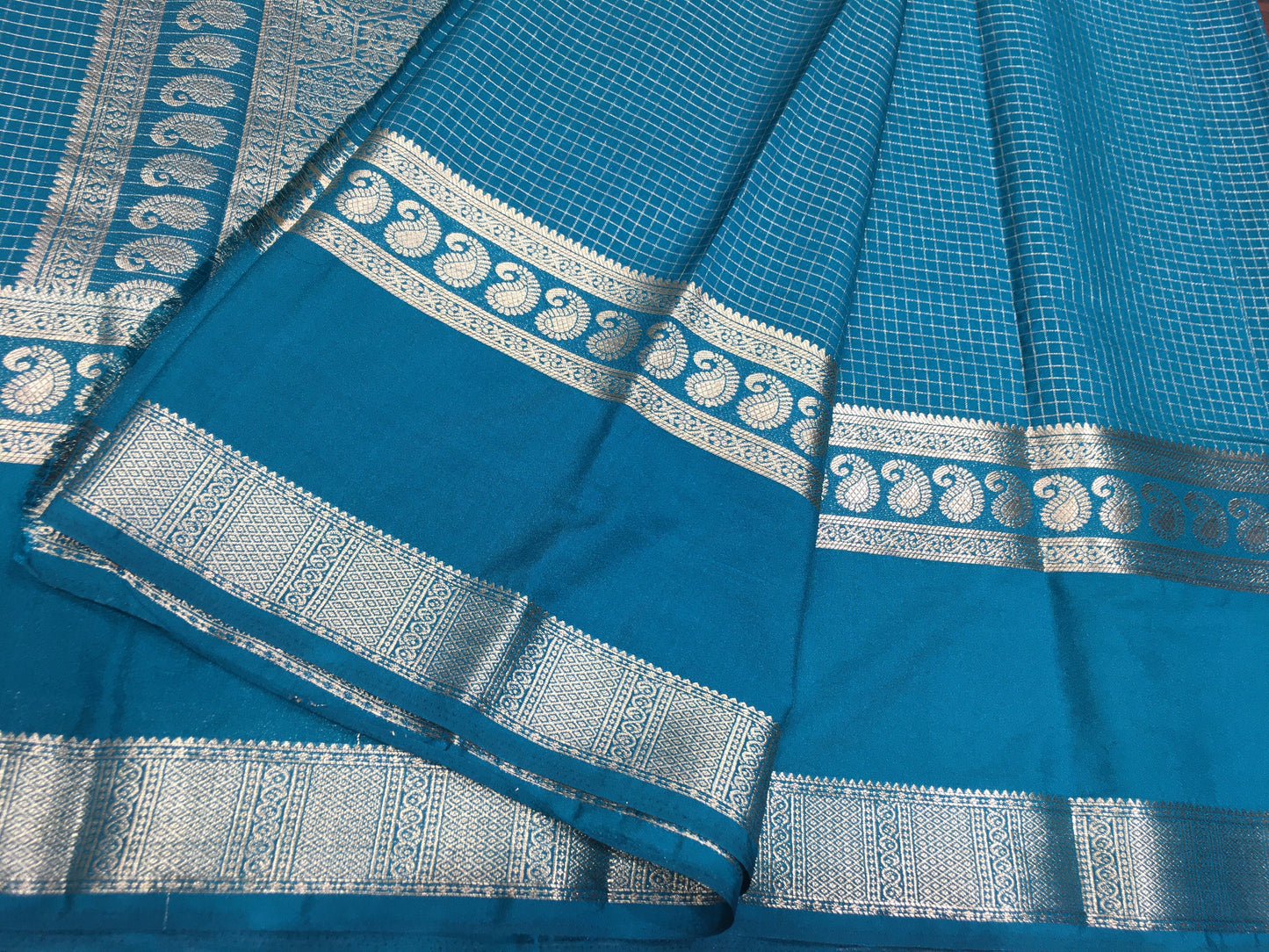 Semi Mysore Crape Silk