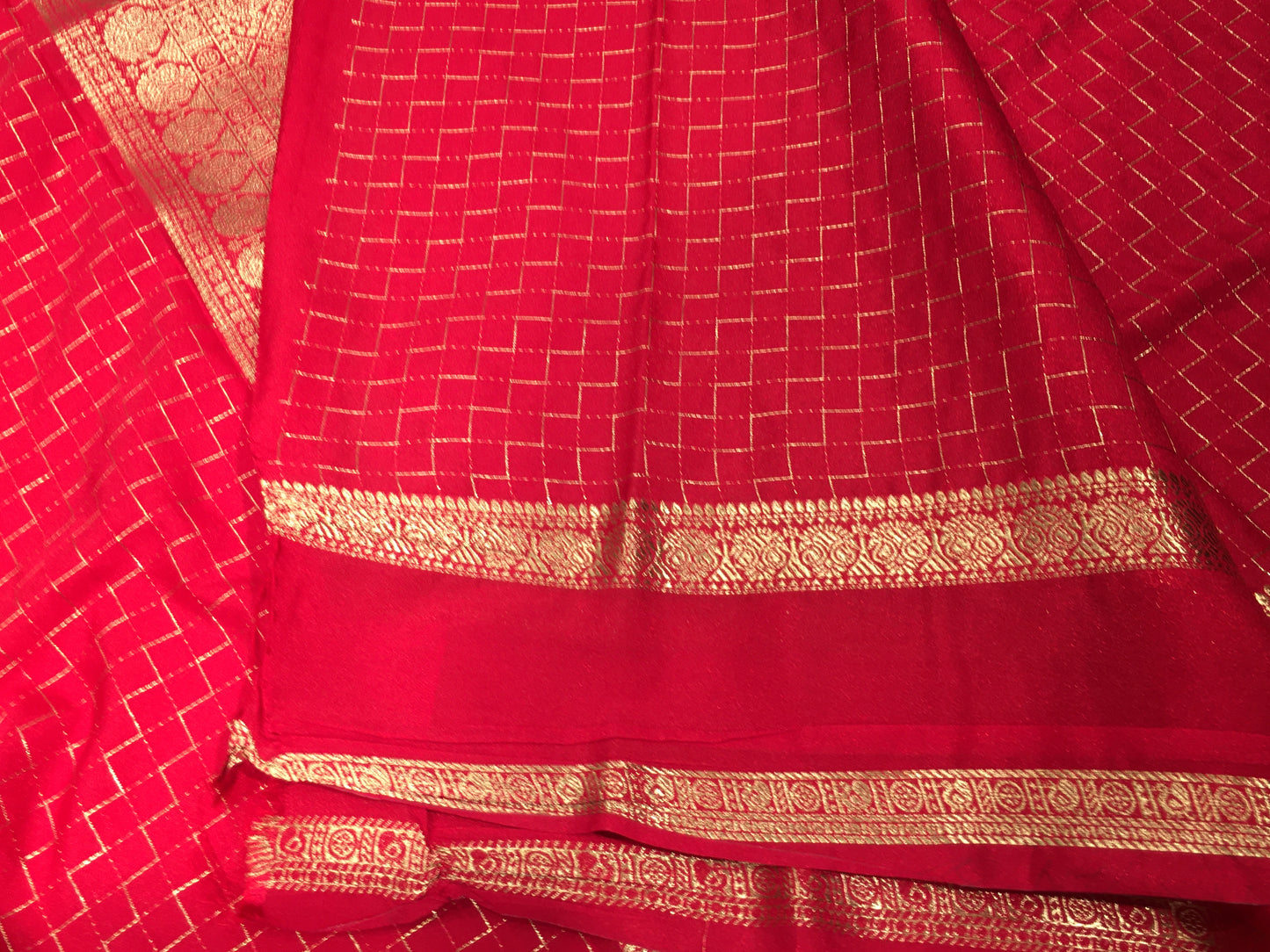 Mysore crape saree