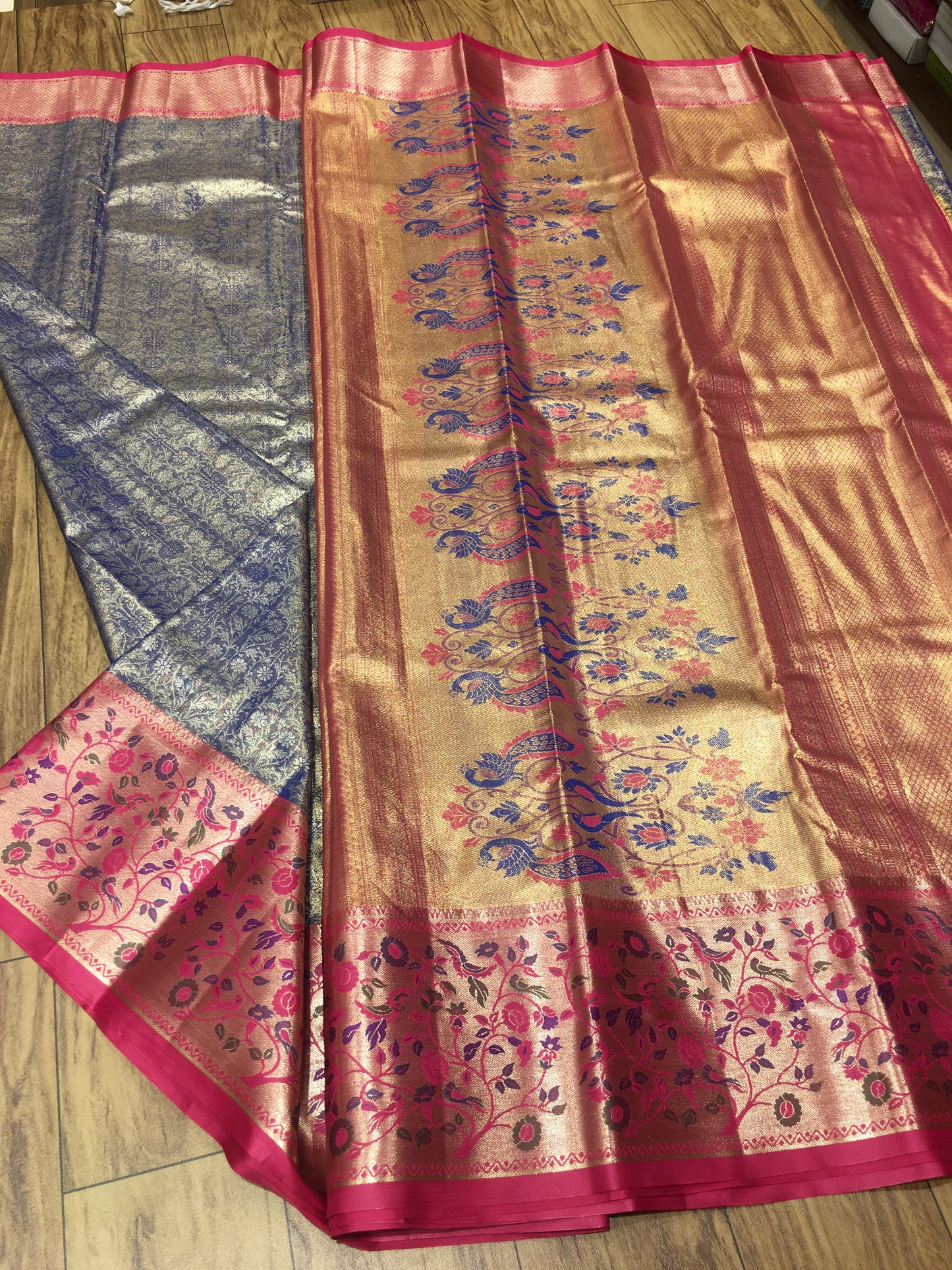 Semi Kanchipuram tissue