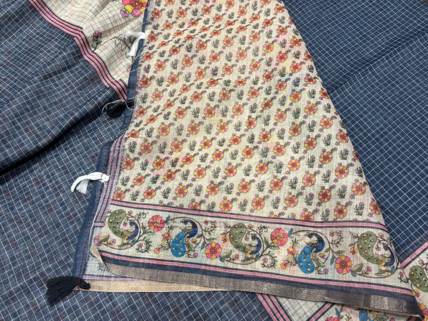 Fancy cotton saree