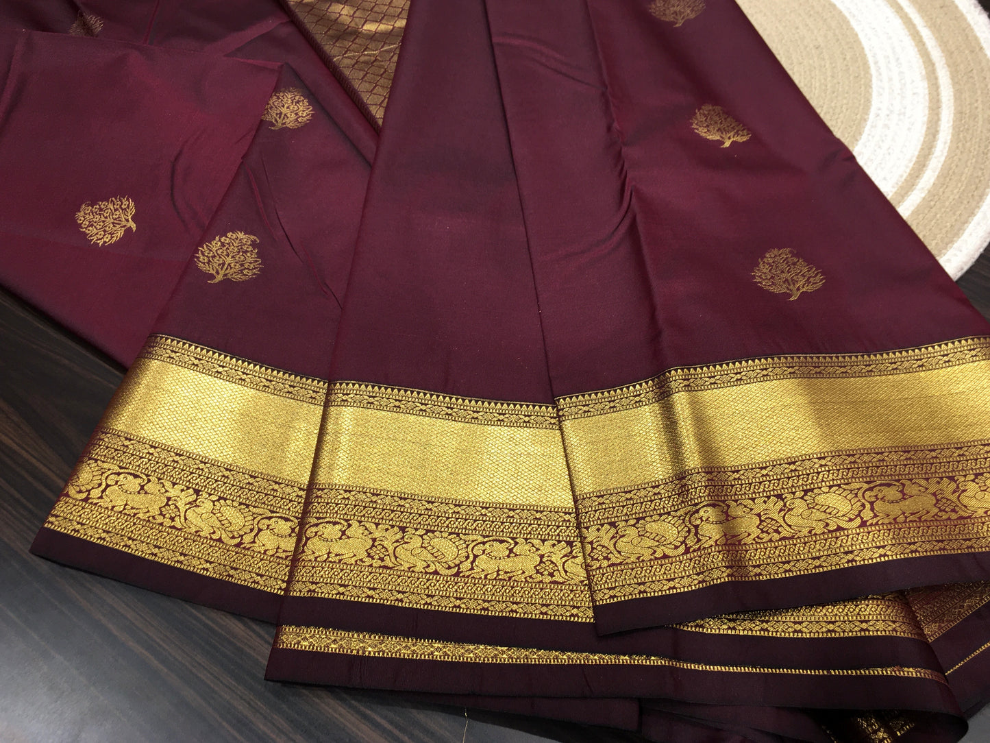 Semi Kanchipuram silk