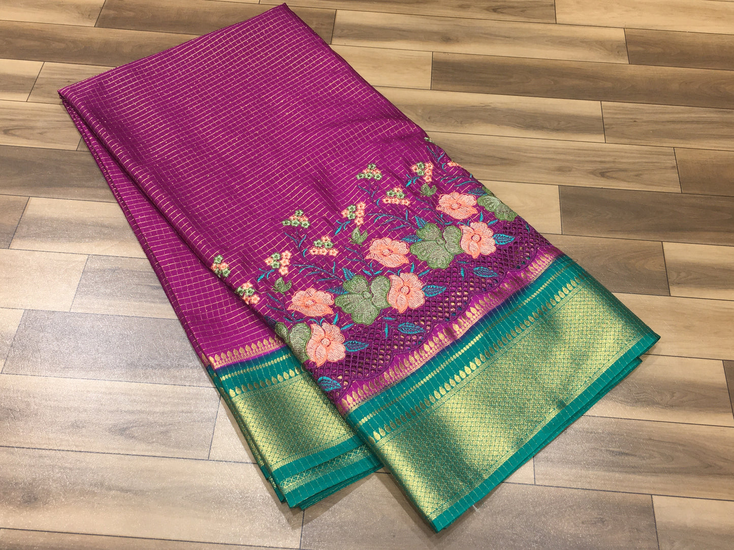 Semi Mysore crape silk