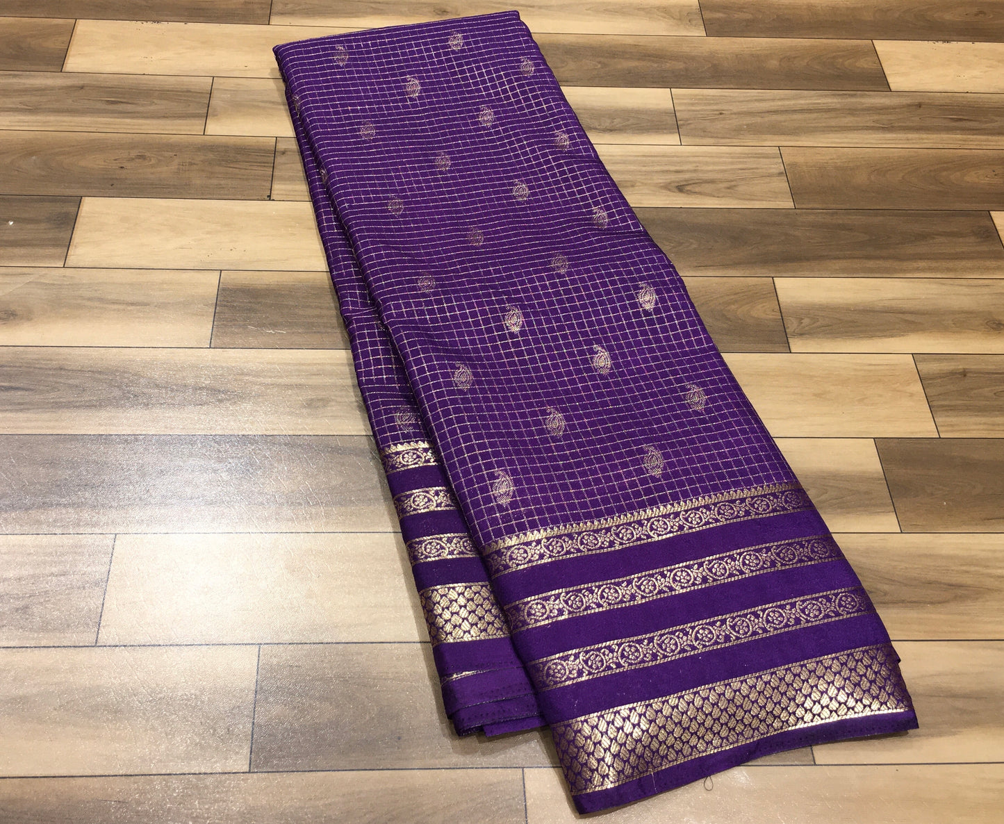 Semi Mysore Crape Silk