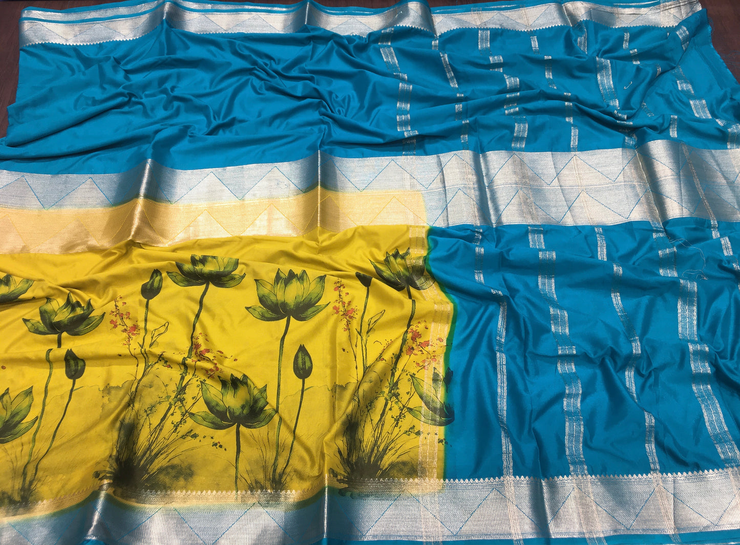 Semi Mysore Crape Silk