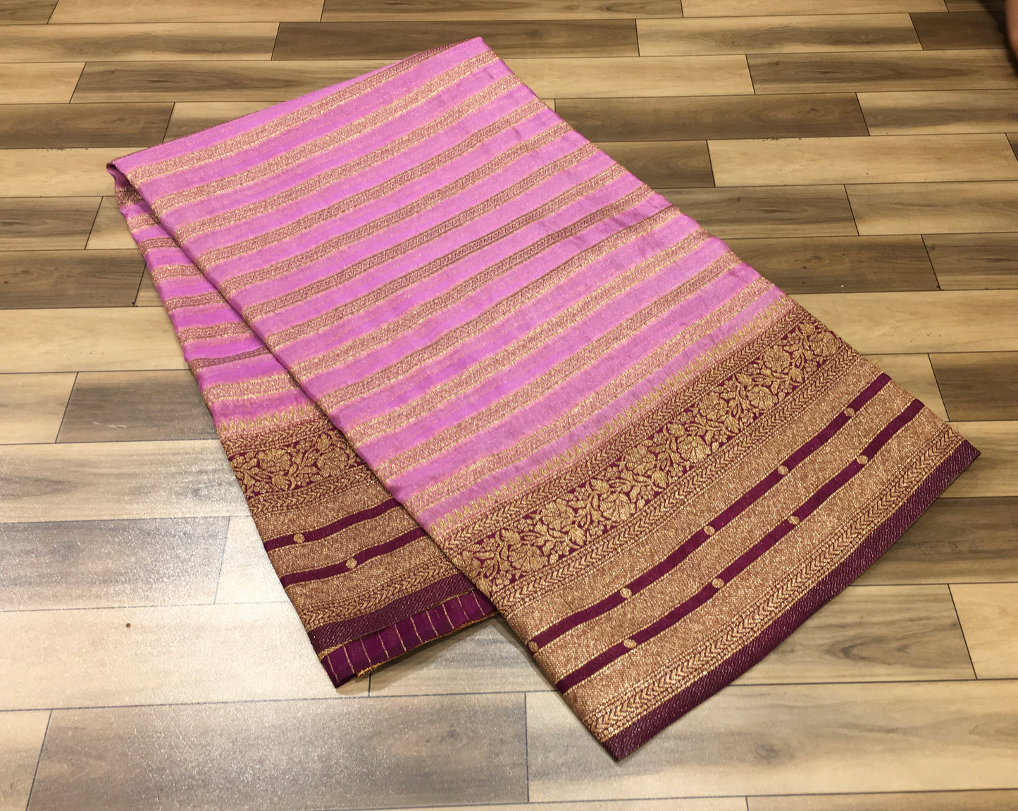 Dupion silk saree
