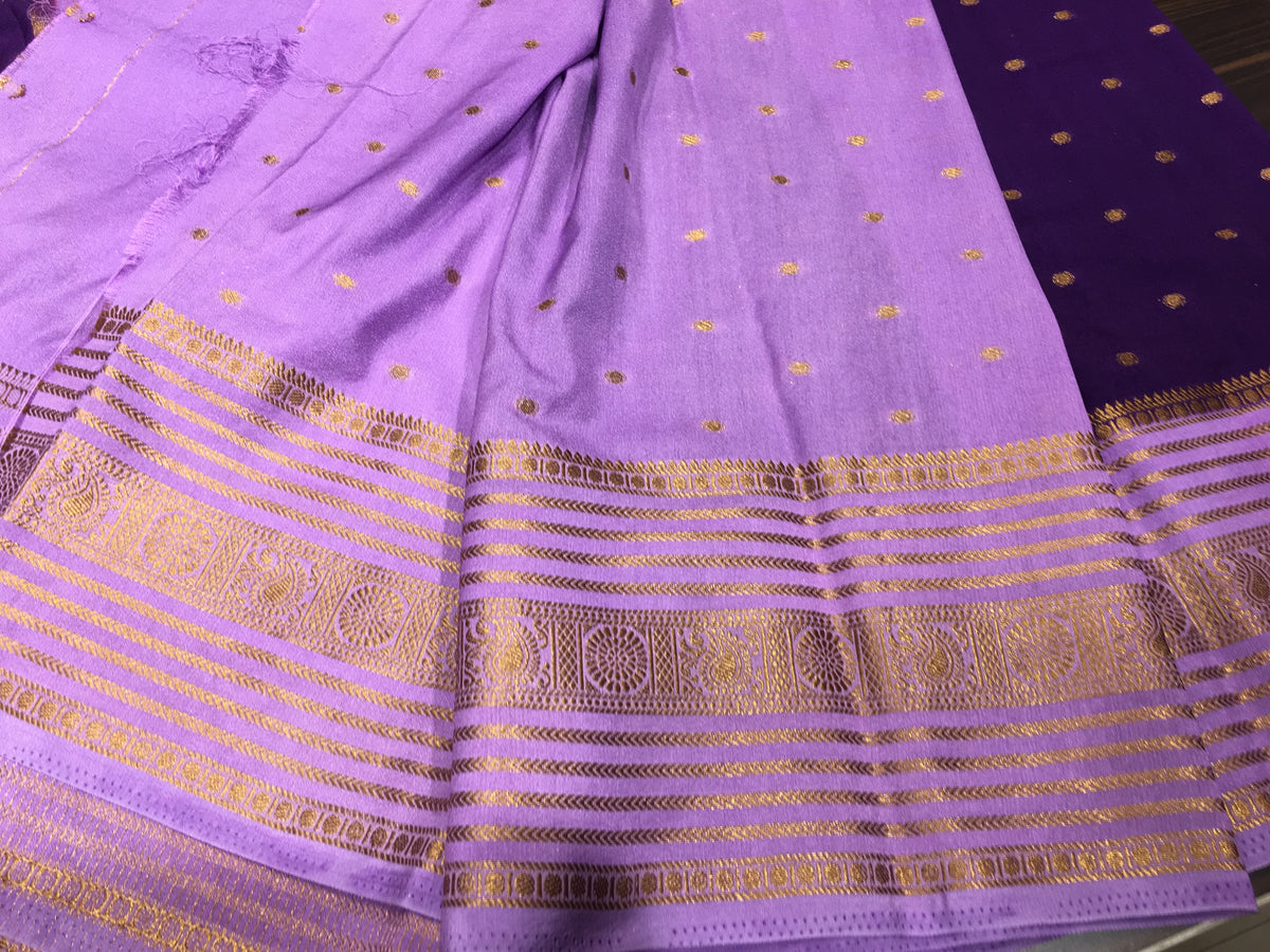Semi Mysore Crape Silk