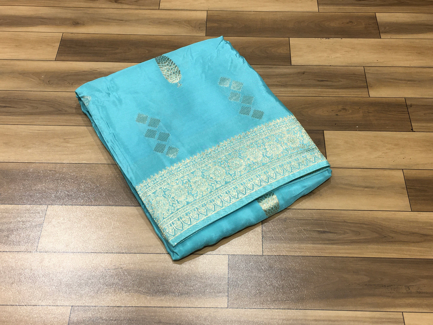 Satin crape saree