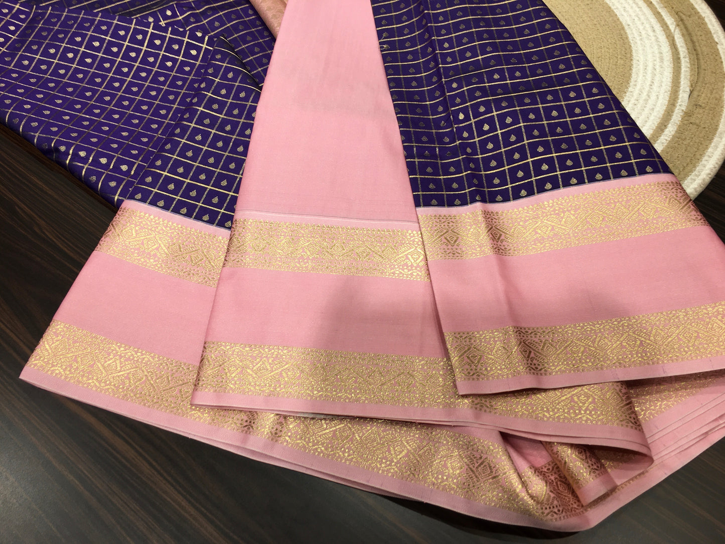 Semi Kanchipuram silk
