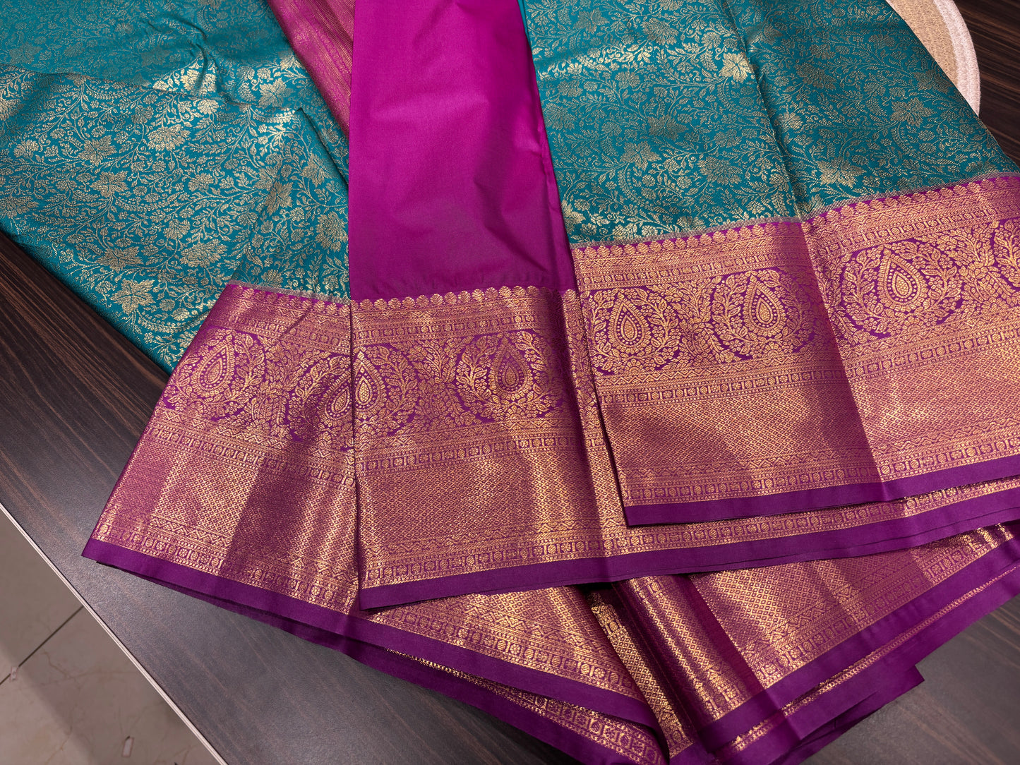 Semi Kanchipuram silk