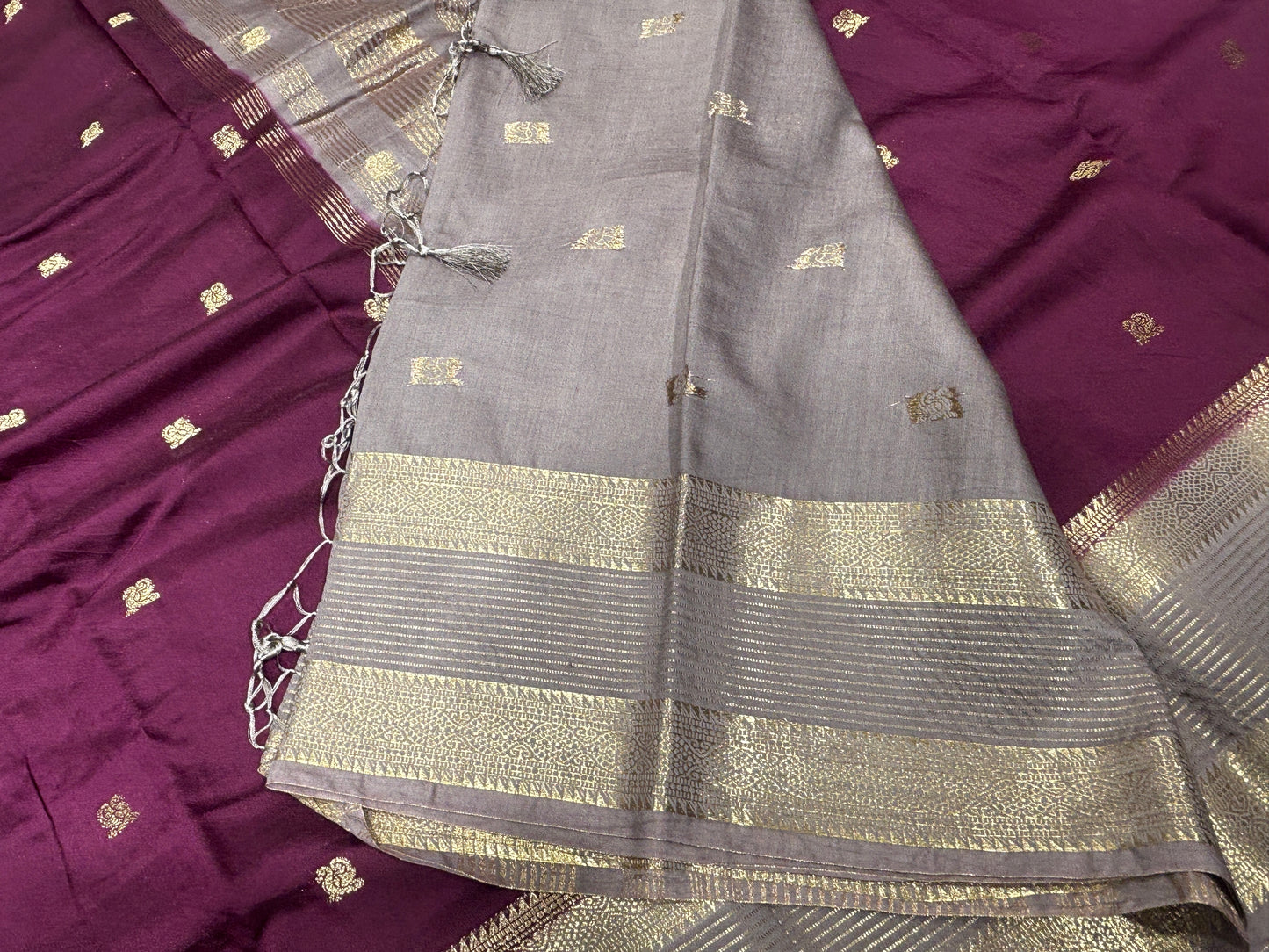 Semi Mysore crape