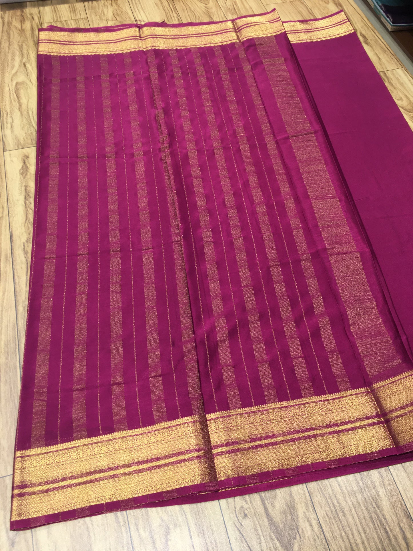 Semi Mysore Crape Silk