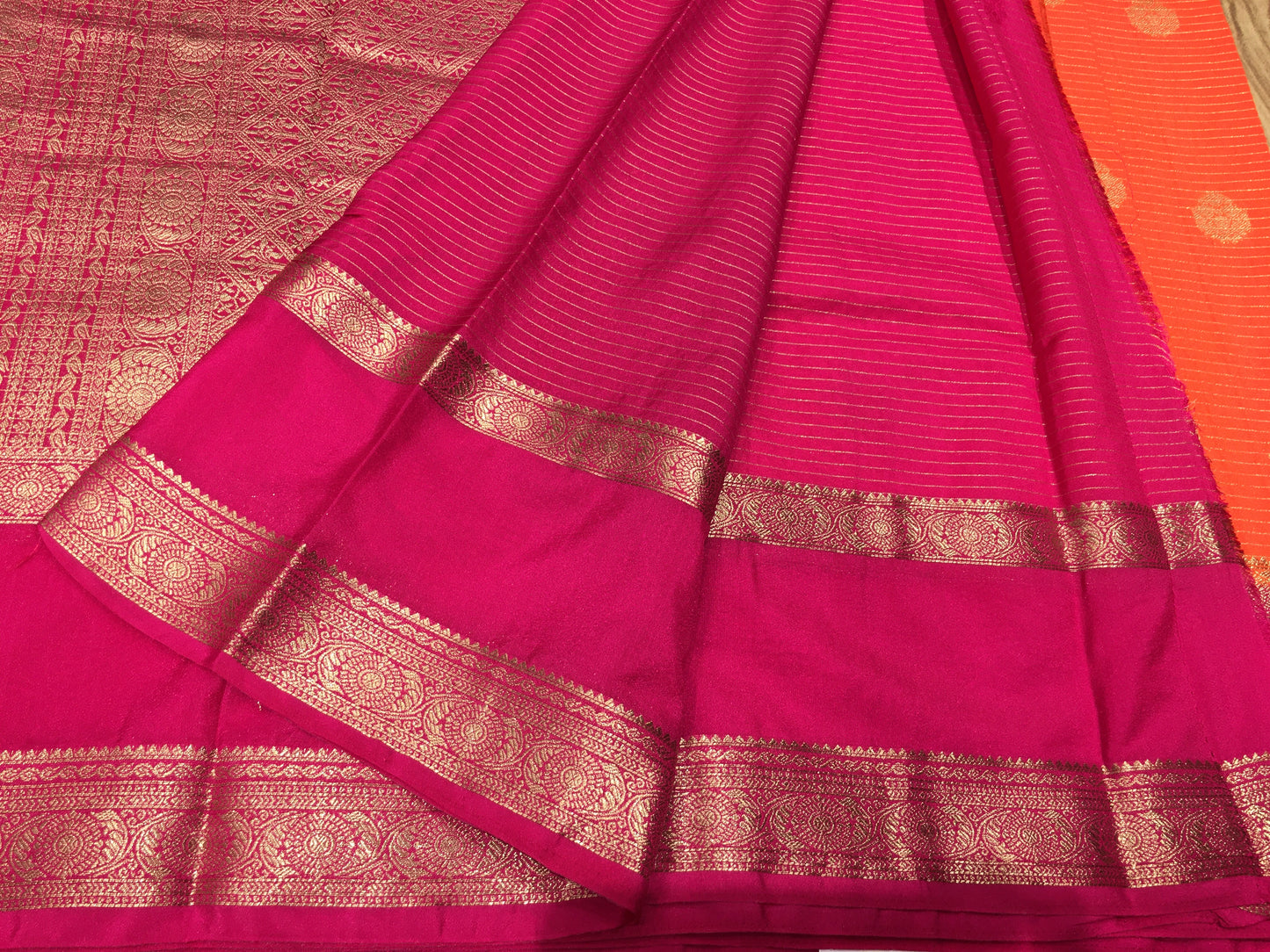 Semi Mysore Crape Silk