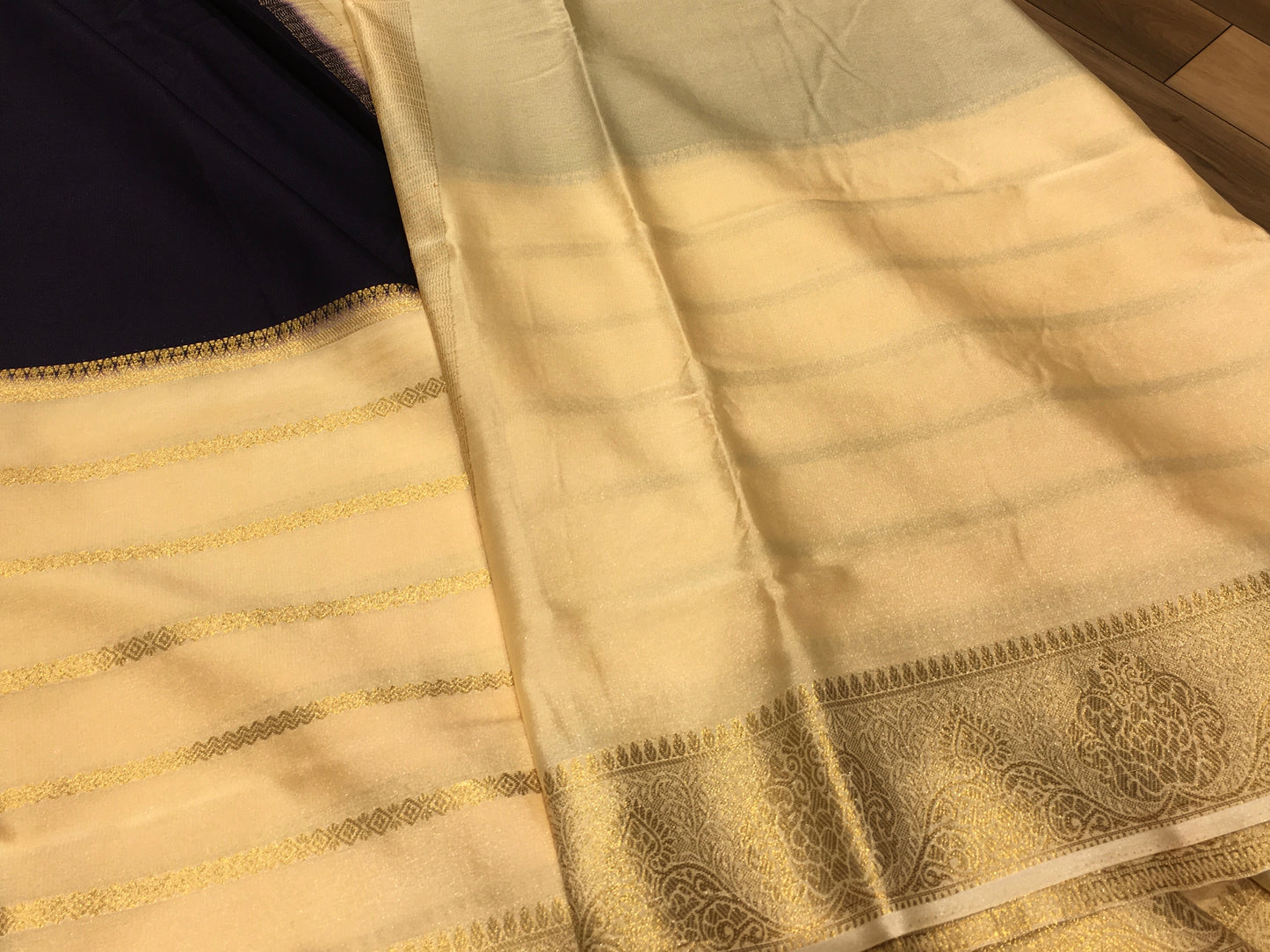 Semi Mysore crape silk