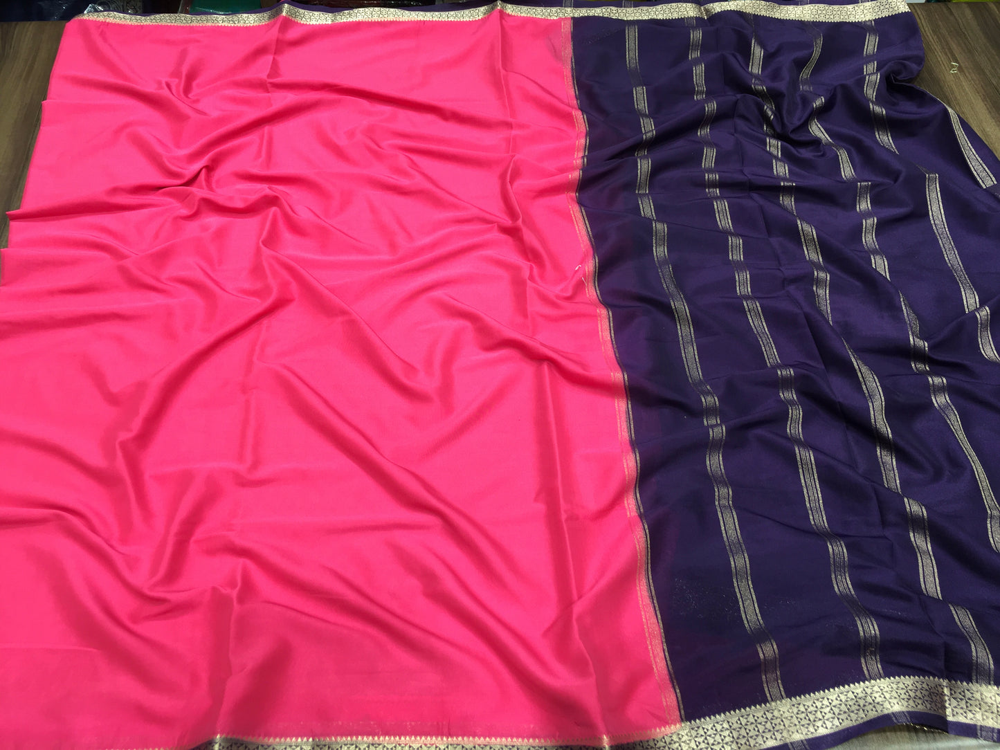 Semi Mysore Crape Silk