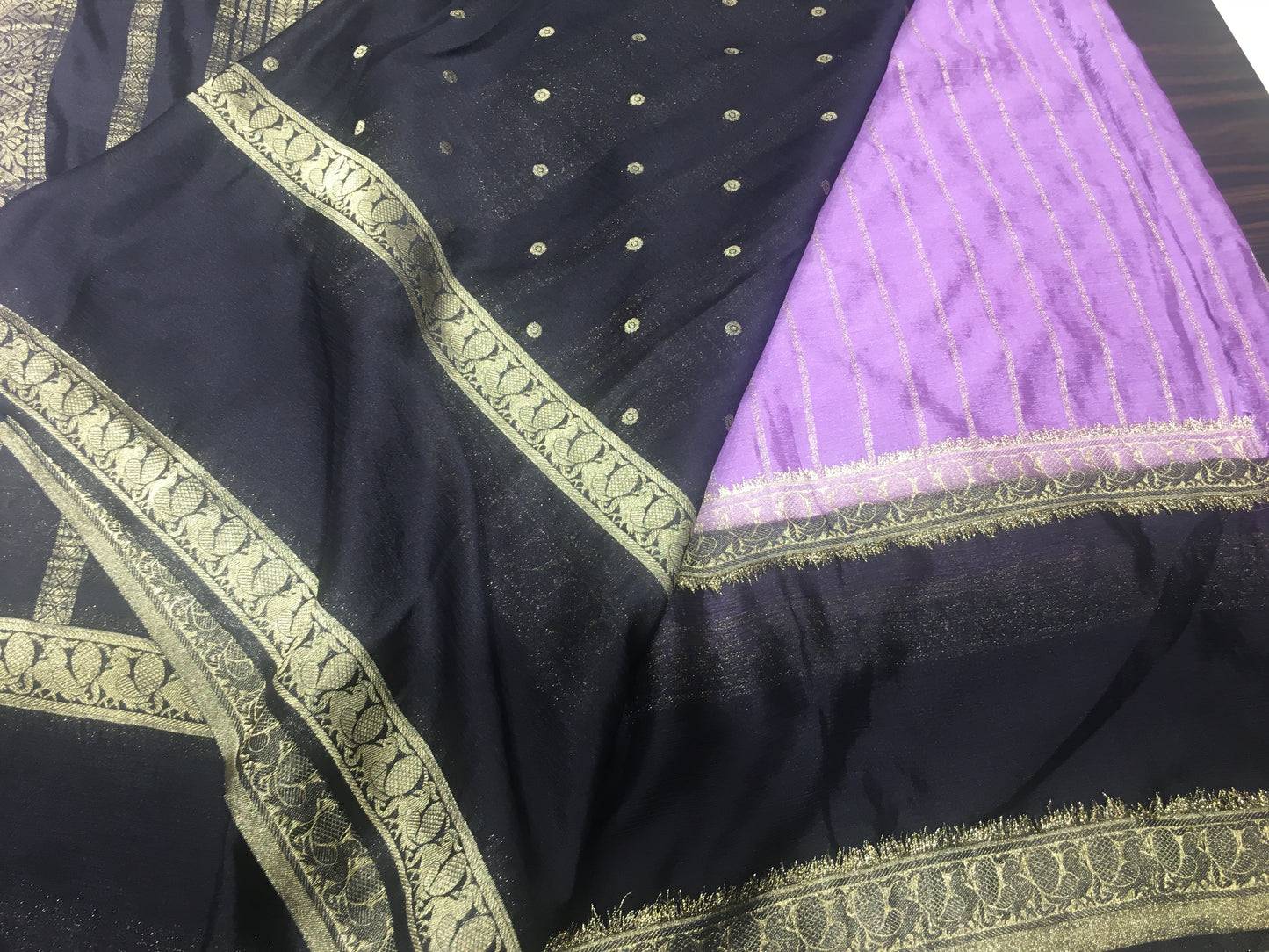 Chiffon crape saree