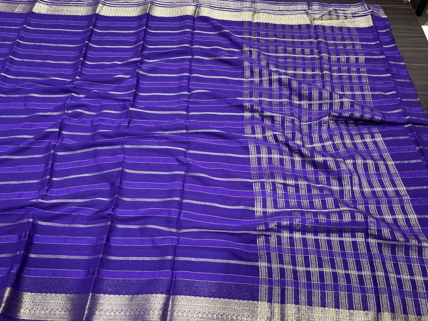 Mysore crape saree