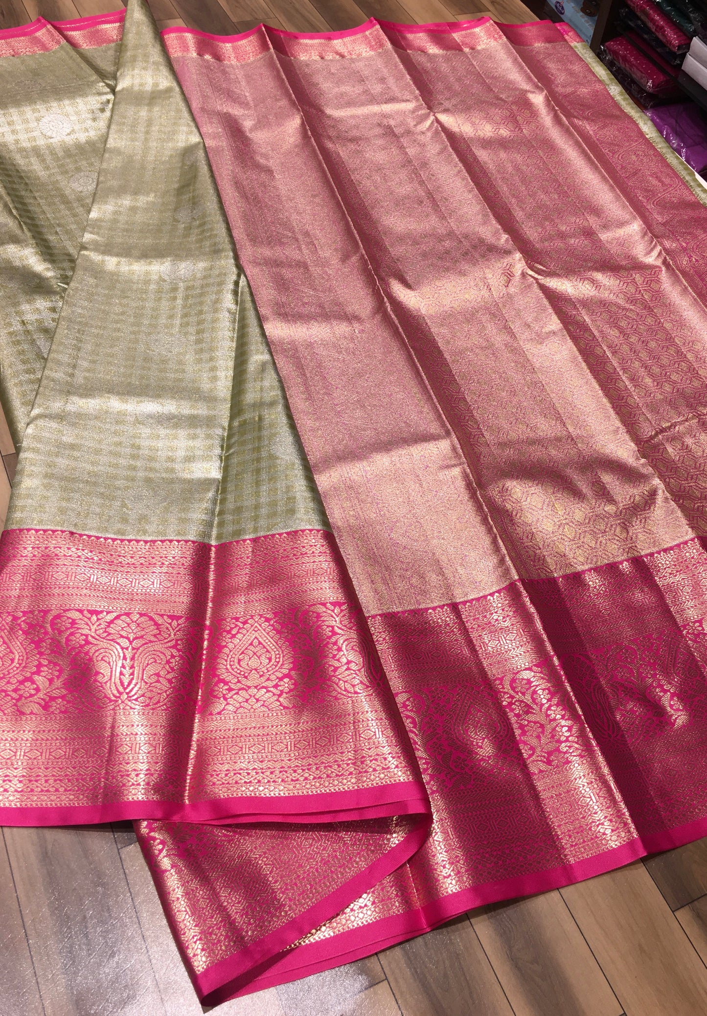 Semi Kanchipuram tissue