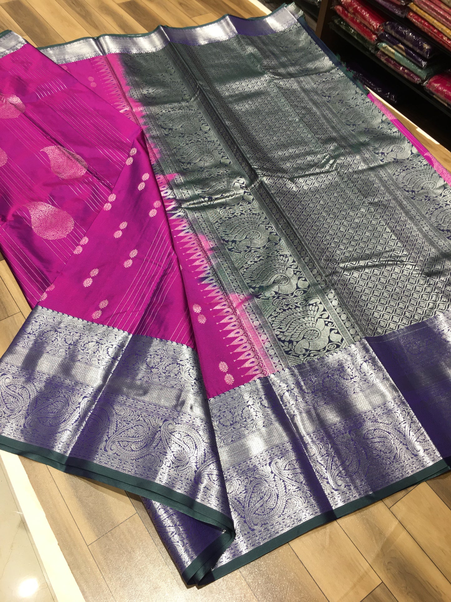 Semi Kanchipuram silk