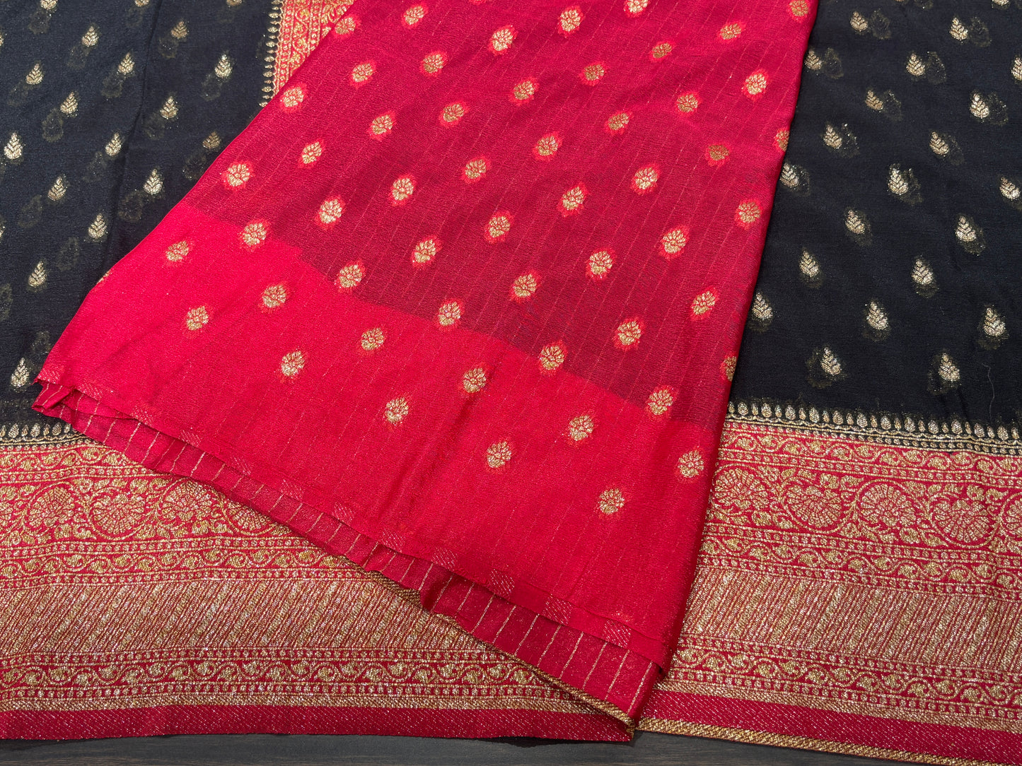 Chiffon georgette saree