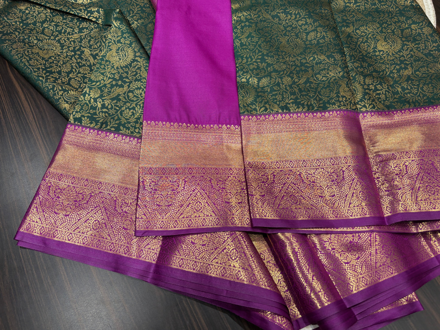 Semi Kanchipuram silk