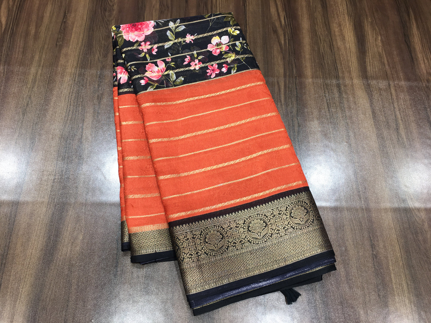 Semi Mysore Crape Silk