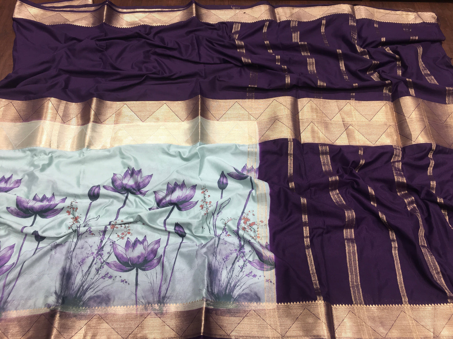 Semi Mysore Crape Silk