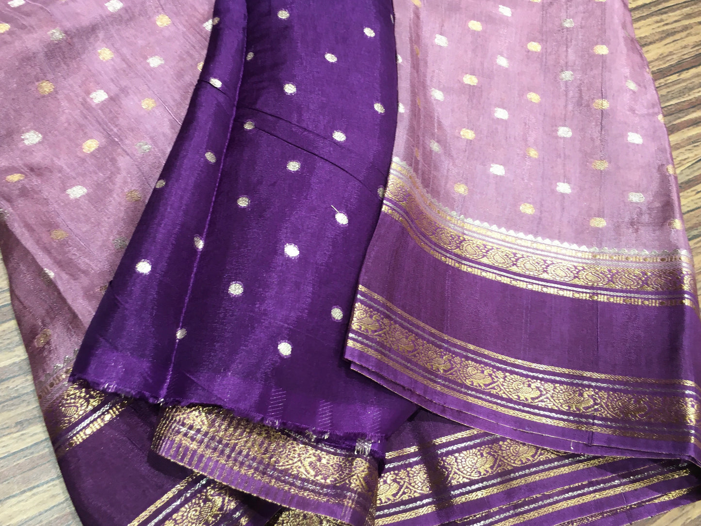 Soft tussar saree
